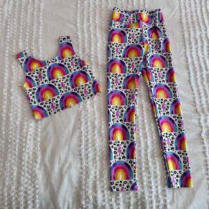 Lola and the Boys - Rainbow Flash Athletic Set,  Size 8